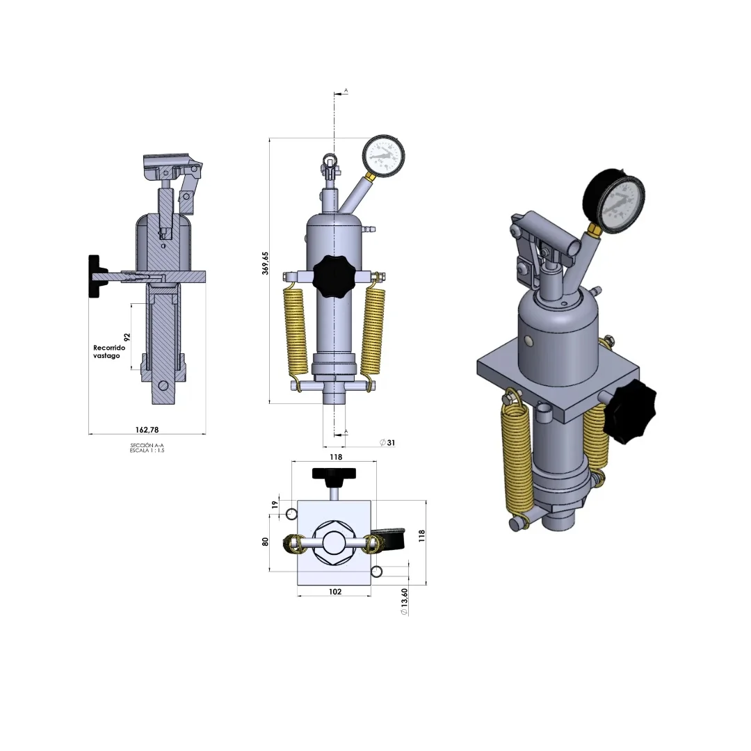 Equipo Hidráulico Para Prensa 15 Tn Liviana - Imagen 5