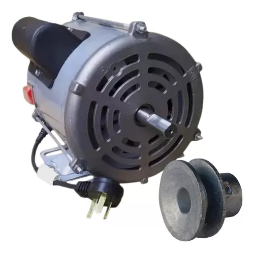 Motor WEG 1 HP + Polea Motor Aluminio Chica